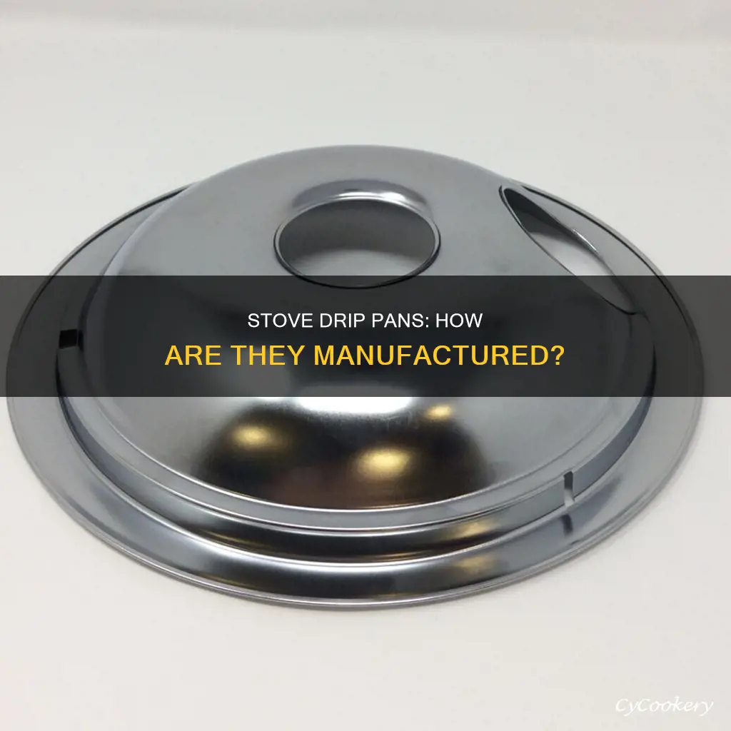 how are stove drip pans made