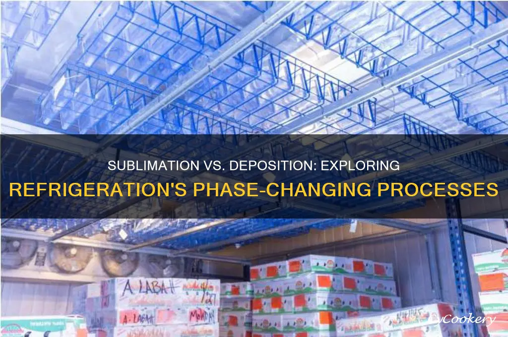 how are sublimation and deposition related in a refrigerator
