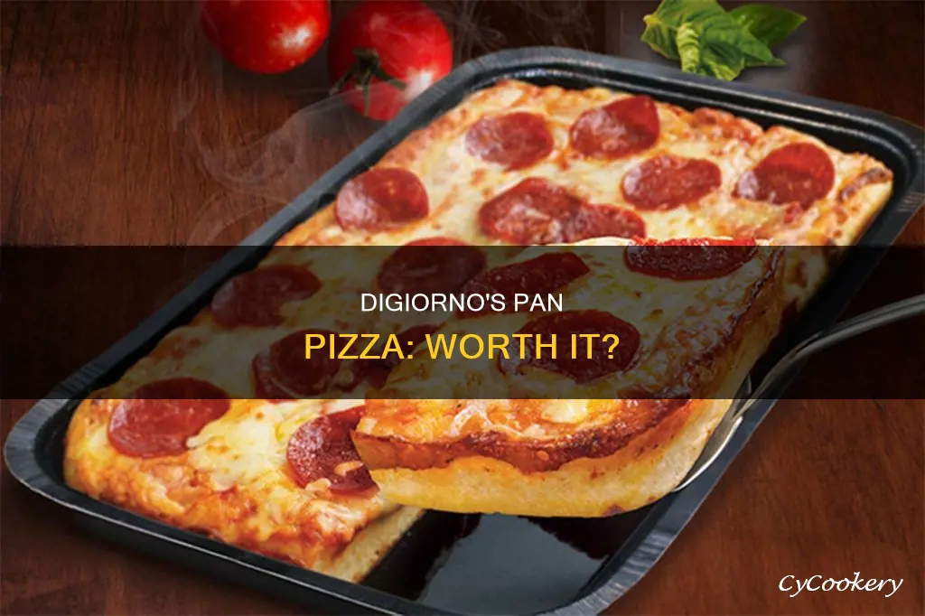 how are the digiorno pan style pizza