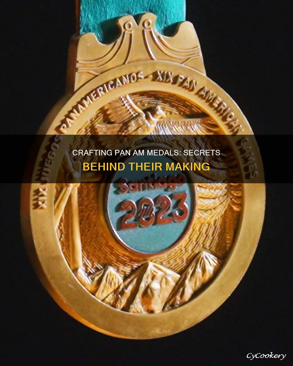 how are the pan am medals made