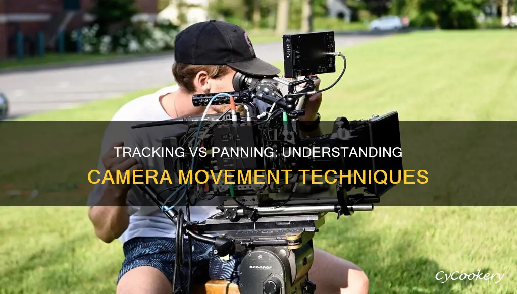 how are tracking shots and pan shots different