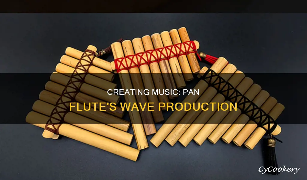 how are waves produced in a pan flute