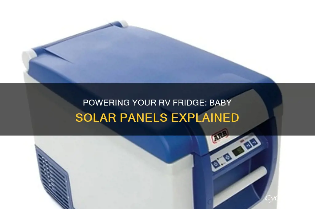 how baby solar panel run rv refrigerator