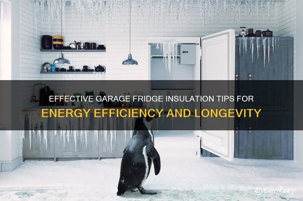 how best to insulate a refrigerator in the garage