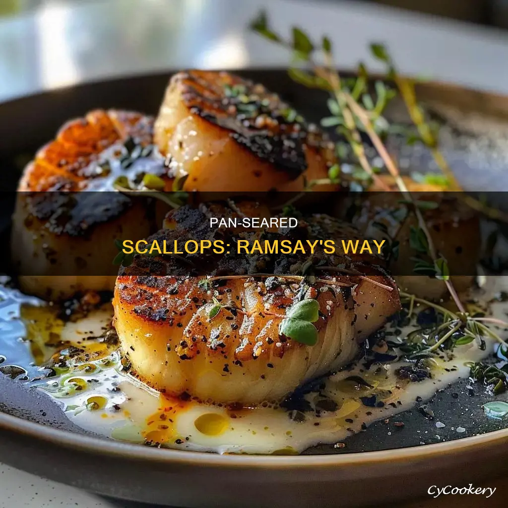 how best to pan sear scallops gordon ramsay