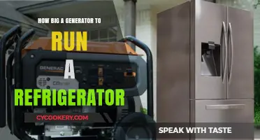 Choosing the Right Generator Size to Power Your Refrigerator