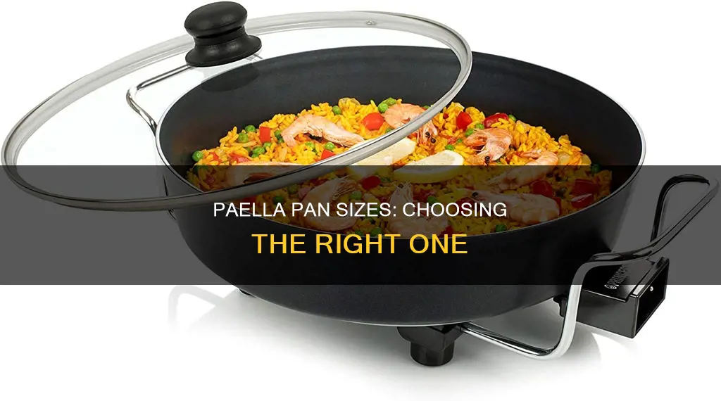 how big a paella pan do I need