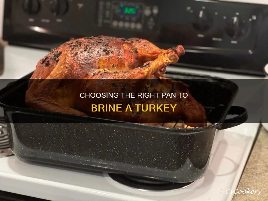 how big a pan to brine a turkey