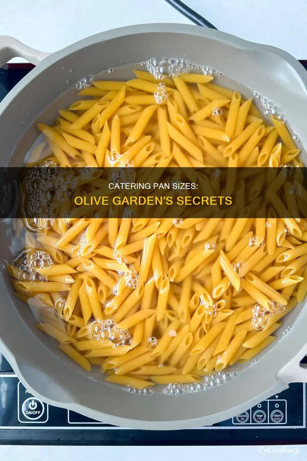 how big are olive garden catering pans