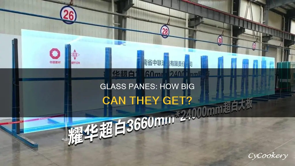how big can a pane of glass be