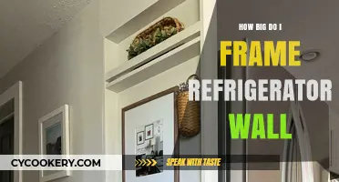Perfectly Framing Your Refrigerator Wall: Size and Design Tips