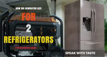 Sizing Your Generator: Powering Two Refrigerators Efficiently and Safely