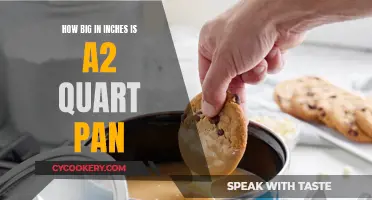 Standard Quart Pan Size: A2 Inches to Success