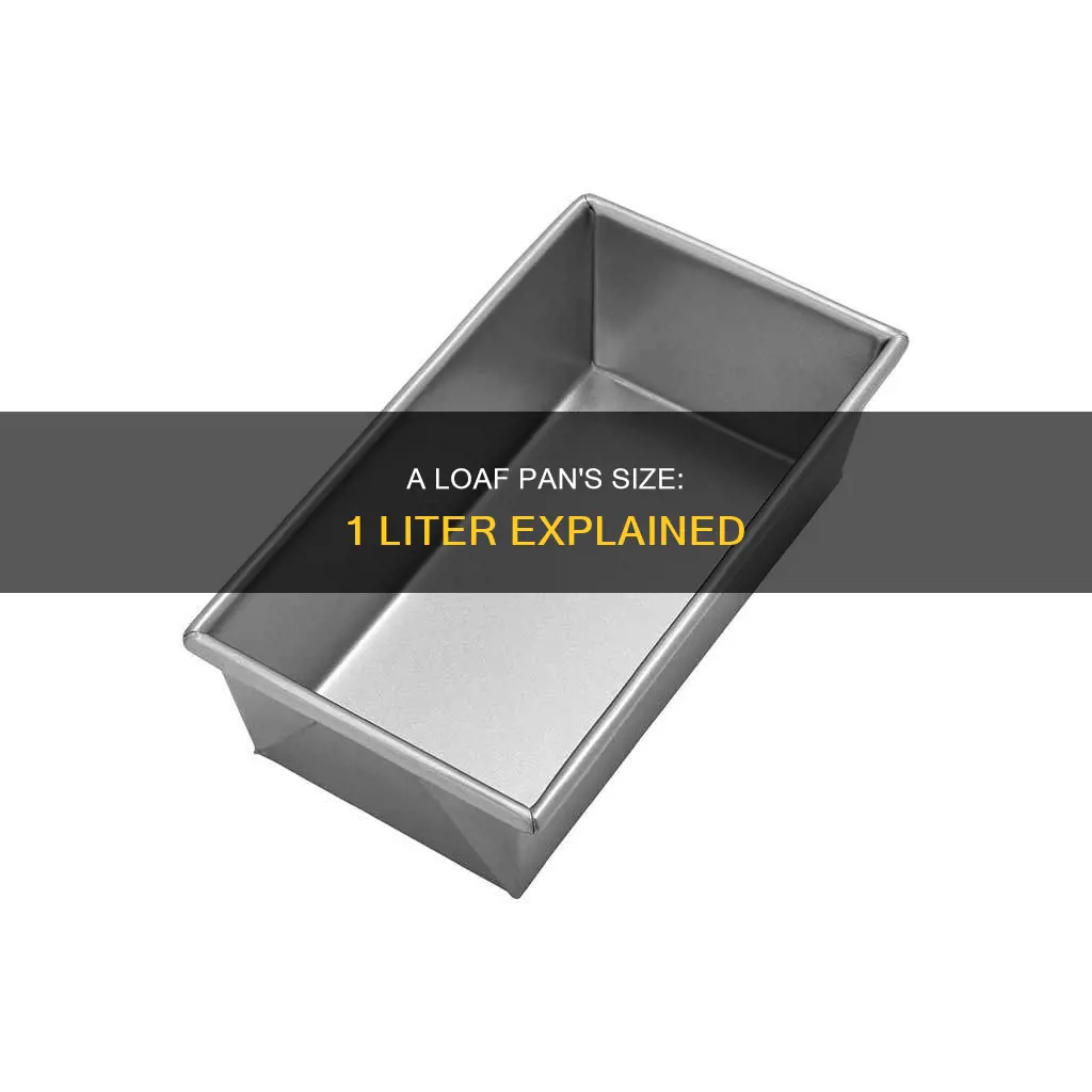 how big is 1 liter loaf pan