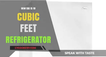 Understanding the Size of a 10 Cubic Feet Refrigerator