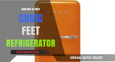Understanding the Size of a 10x3 Cubic Feet Refrigerator
