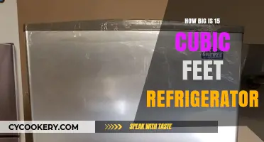 Understanding the Size of a 15 Cubic Feet Refrigerator