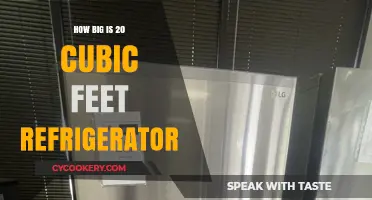 Understanding the Size of a 20 Cubic Feet Refrigerator