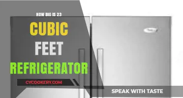 Understanding the Size of a 23 Cubic Feet Refrigerator