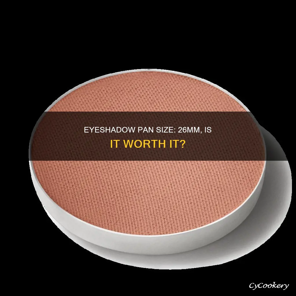 how big is 26mm eyeshadow pans