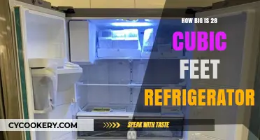 Understanding the Size of a 28 Cubic Feet Refrigerator