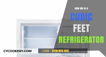 Understanding the Size of a 6 Cubic Feet Refrigerator