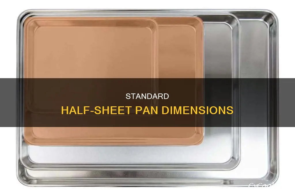 how big is a 1 2 size sheet pan