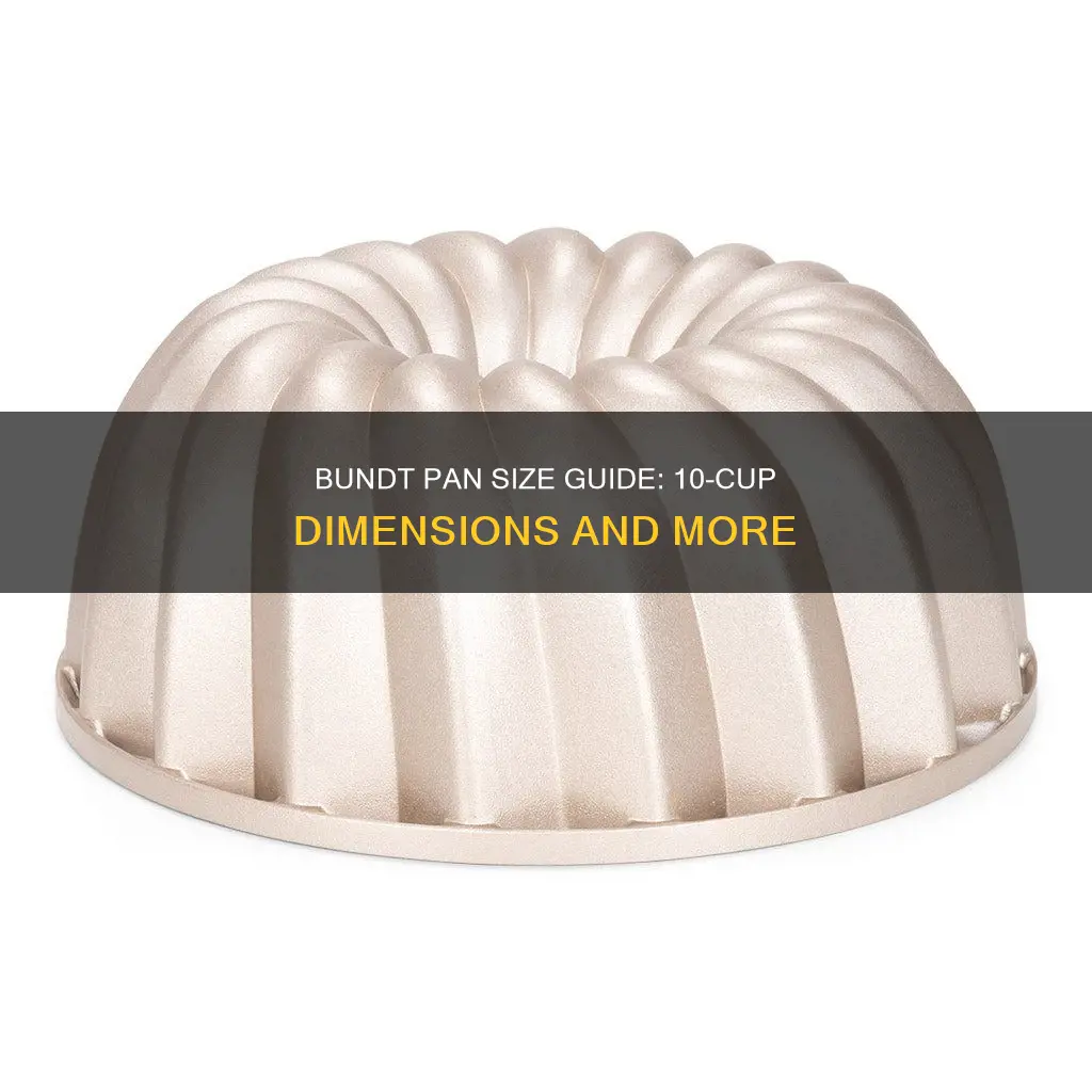 how big is a 10 cup bundt pan