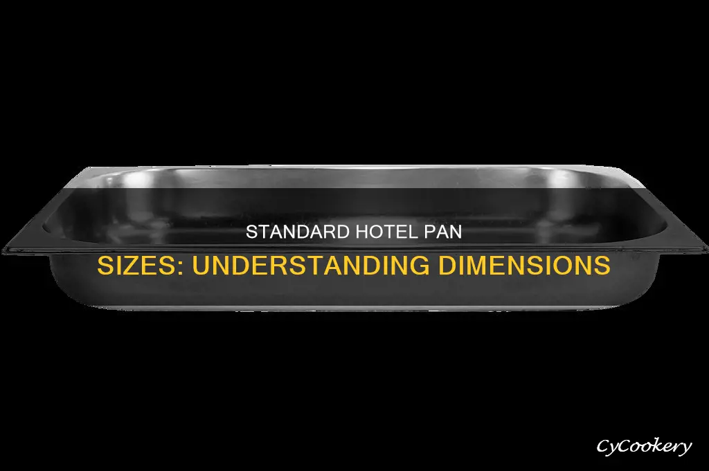how big is a 2 inch hotel pan