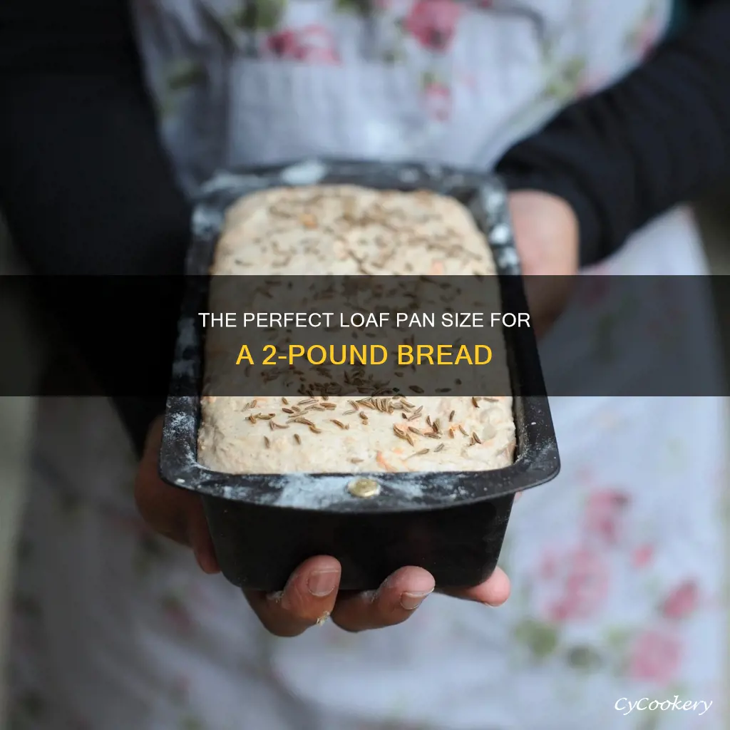 how big is a 2 pound loaf pan