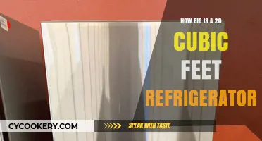 Understanding the Size of a 20 Cubic Feet Refrigerator