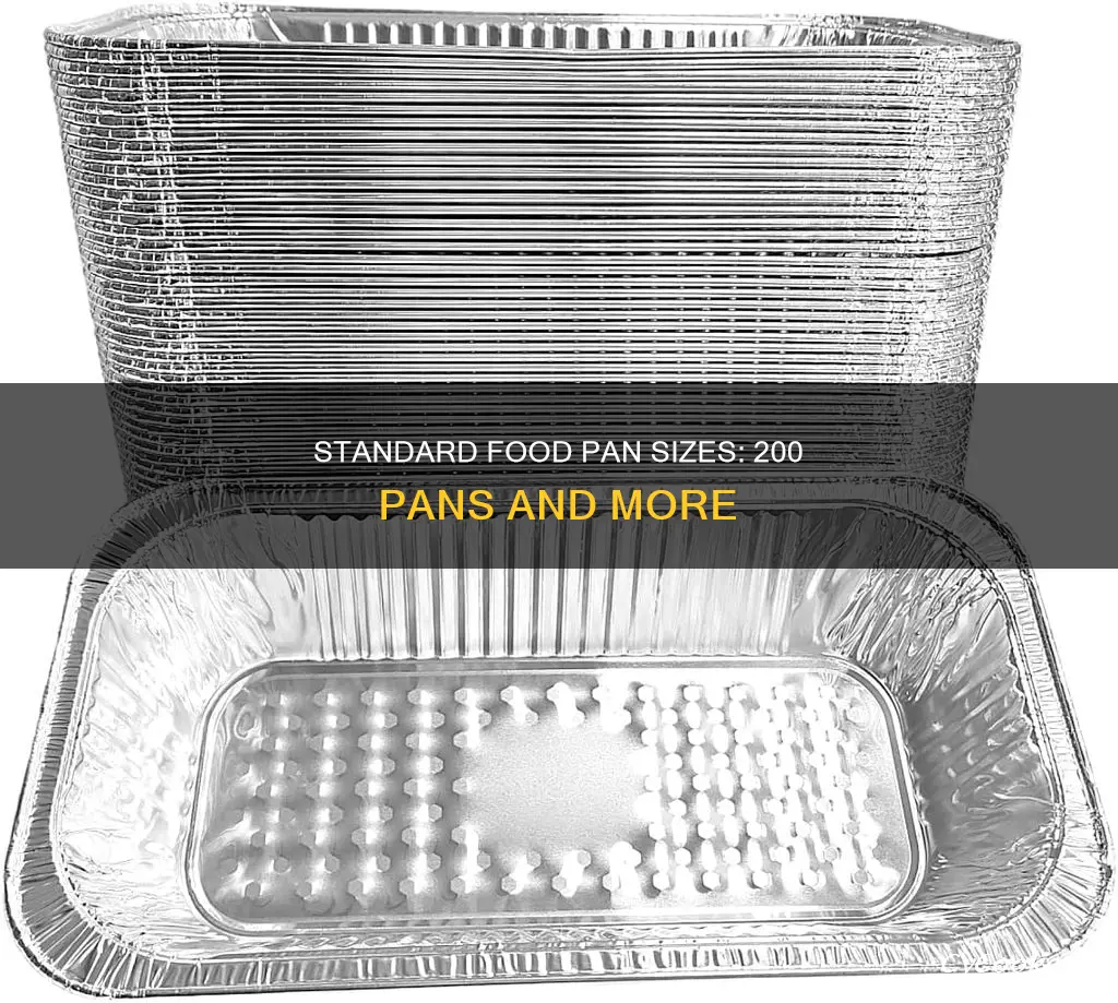 how big is a 200 food service pan