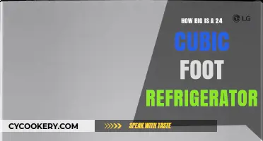 Understanding the Size of a 24 Cubic Foot Refrigerator