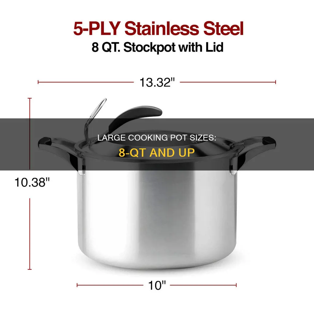 how big is a 8 qt cooking pot