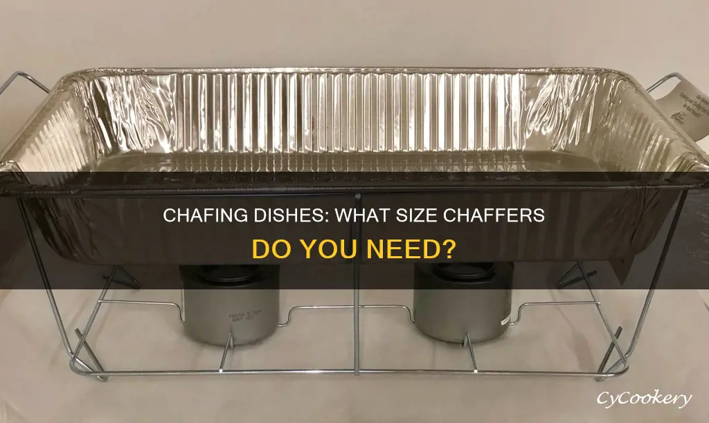 how big is a dispoable metal chaffer pan