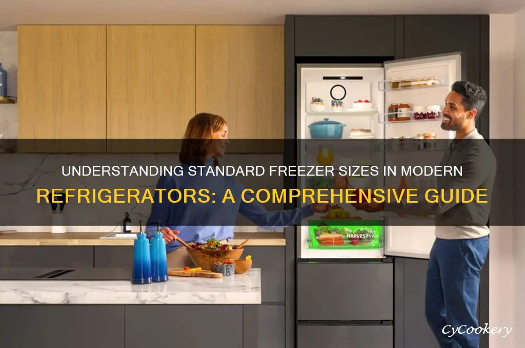 how big is a freezer in a refrigerator
