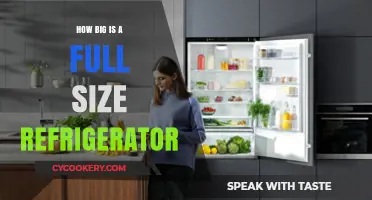 Full-Size Refrigerator Dimensions: Understanding the Standard Size for Your Kitchen
