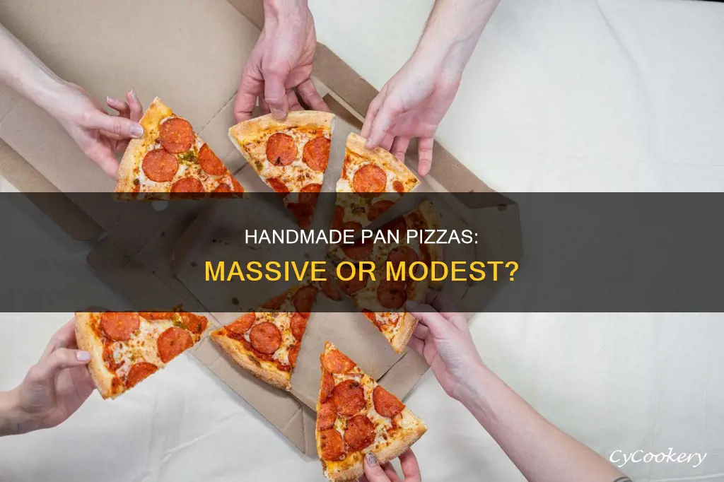 how big is a handmade pan pizza