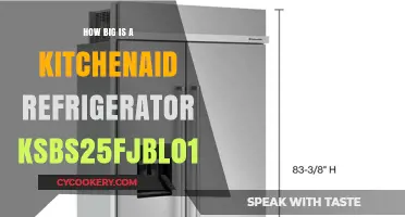 KitchenAid KSBS25FJBL01 Refrigerator Size Guide: Dimensions Explained