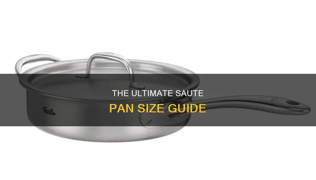 how big is a large saute pan