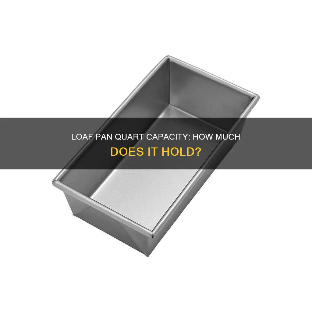 how big is a loaf pan in quarts