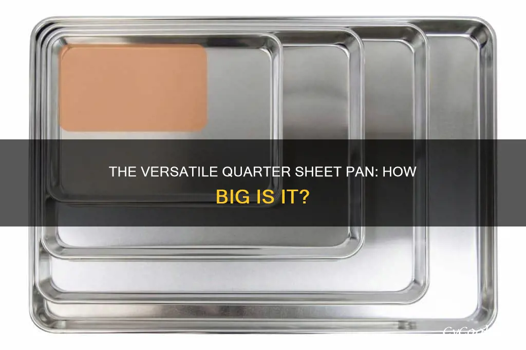 how big is a quarter sheet pan