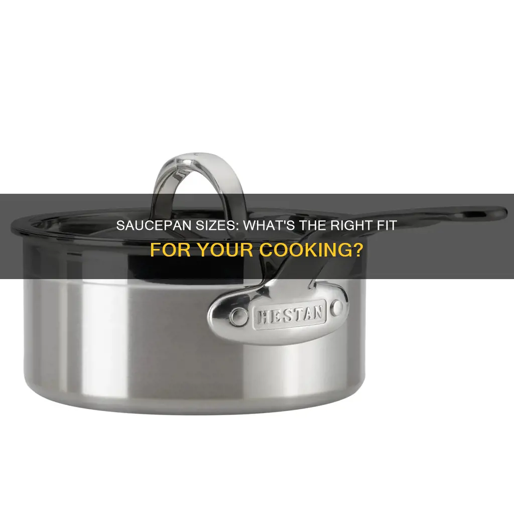 how big is a sauce pan