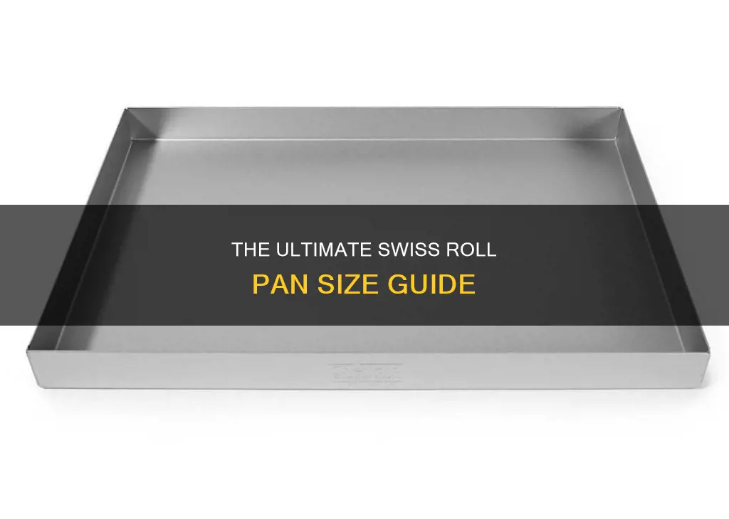 how big is a swiss roll pan