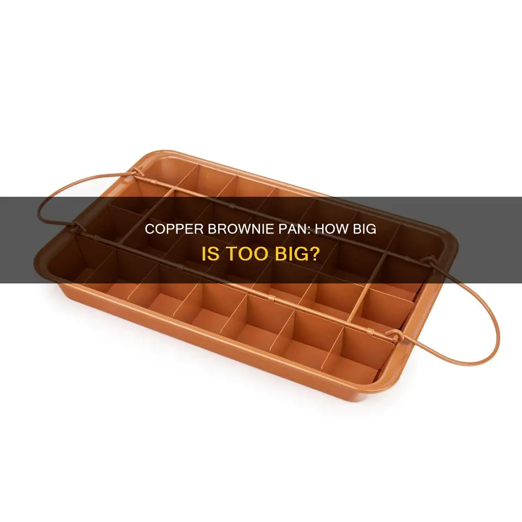 how big is copper brownie pan