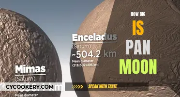 The Enormous Pan Moon: Exploring Its Size and Beyond