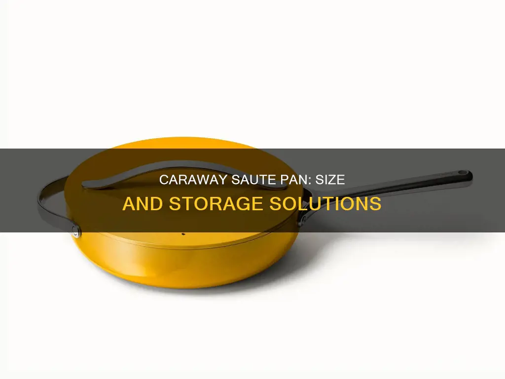 how big is the caraway saute pan