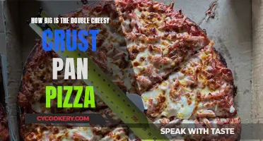 Double Cheesy Crust Pan Pizza: Massive and Mouthwatering