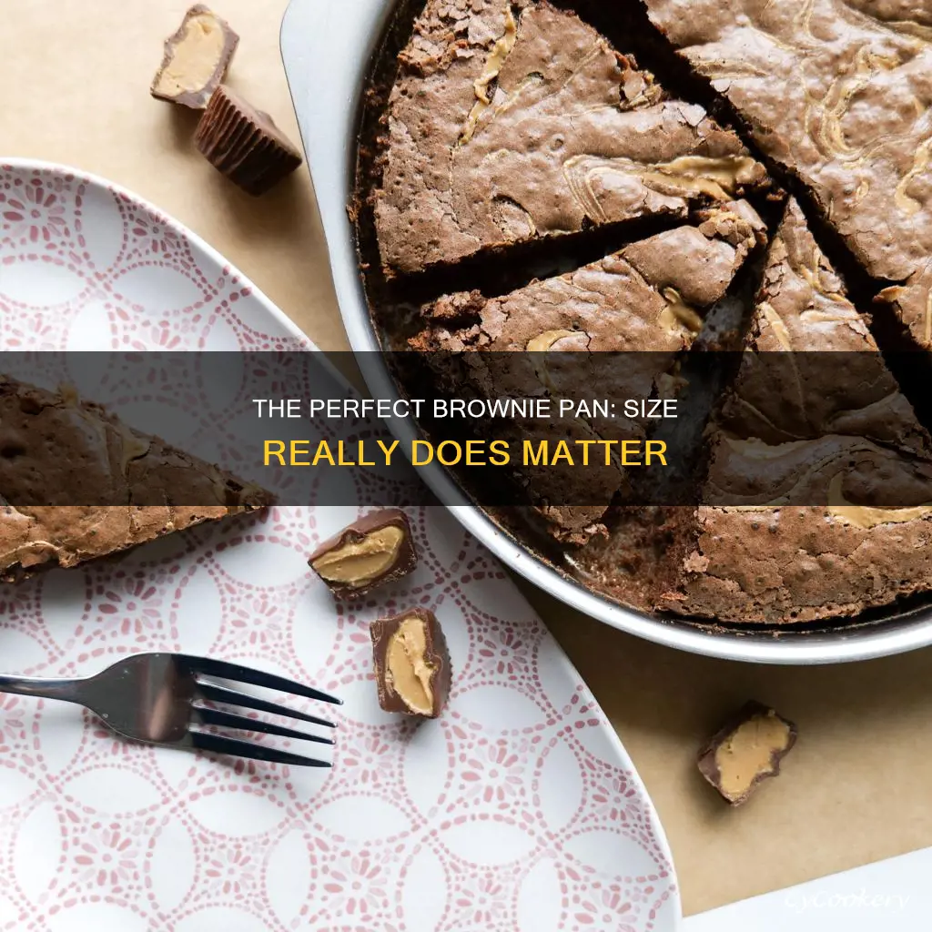 how big is the perfect brownie pan