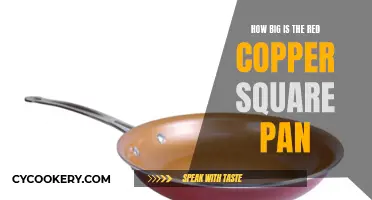Large Red Copper Square Pan: Size and Features